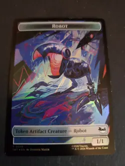 Mutagen / Robot (Foil) Token - TMT Teenage Mutant Ninja Turtles - MTG NM/M - Image 1