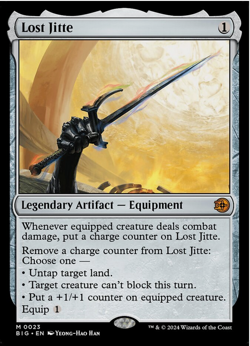 MTG Magic the Gathering Lost Jitte (23/102) The Big Score NM - Image 1