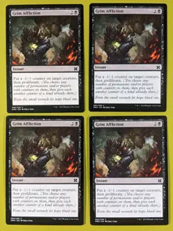 Grim Affliction x4 Modern Masters 2015 4x Playset Magic the Gathering MTG - Image 1