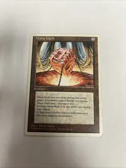 Mana Vault Fourth Edition MTG MP - Image 1