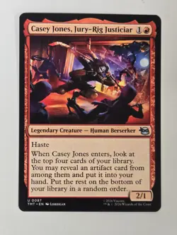 Casey Jones, Jury-Rig Justiciar U Teenage Mutant Ninja Turtles 87 NM - Image 1