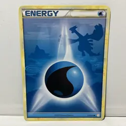 Pokemon Card Lugia Water Energy 117/123 Rare Heart Gold Soul Silver NM / LP - Image 2