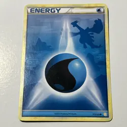 Pokemon Card Lugia Water Energy 117/123 Rare Heart Gold Soul Silver NM / LP - Image 4