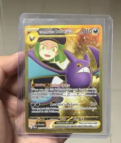 TEAM ROCKET'S CROBAT EX 242/182 POKEMON DESTINED RIVALS HOLO RARE - Image 1