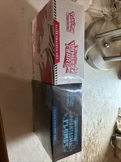 Pokemon White Flare ETB & Phantasmal Flames ETB Sealed - Image 2