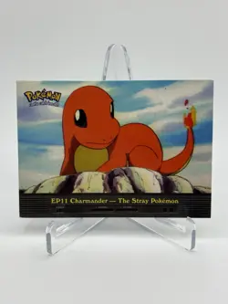 Charmander The Stray Pokemon EP11 Topps Pokemon Series 2 NEAR MINT - Image 1