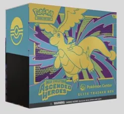 Pokemon TCG Ascended Hero’s Pokemon Center Etb New Sealed IN HAND - Image 2