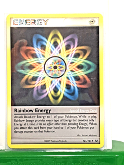 Rainbow Energy 121/127 Platinum Regular LP Special Energy Card Pokemon TCG - Image 1