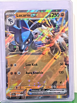 Lucario ex 082/142 Sv07: Stellar Crown Holo Double Rare NM Pokemon TCG - Image 1