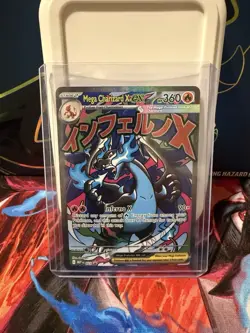 Pokemon TCG Mega Charizard X EX Me: Mega Evolution Promo 023 Holo Flame - Image 1