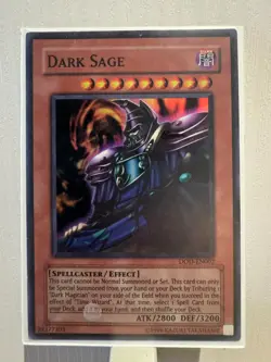 Dark Sage - DOD-EN002 - Super Rare - Yu-Gi-Oh! Card (MPlayed) - Image 1