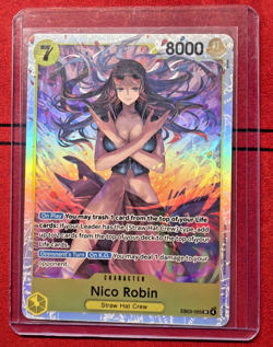 One Piece TCG Nico Robin ENGLISH EB03-055 HEROINES SR - Image 3