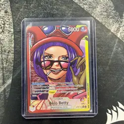 One Piece TCG Belo Betty OP05-002 Leader Alt Art NM - Image 1
