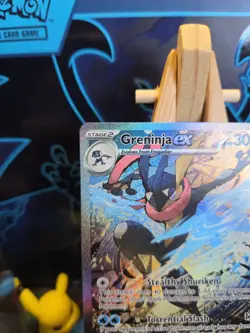 Greninja EX 132 Sir Black Star Promo Card SVP132 Special Illustration Shrouded - Image 2