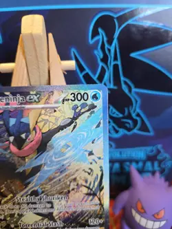 Greninja EX 132 Sir Black Star Promo Card SVP132 Special Illustration Shrouded - Image 3