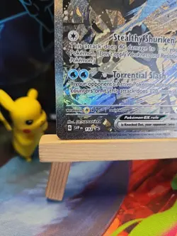 Greninja EX 132 Sir Black Star Promo Card SVP132 Special Illustration Shrouded - Image 5
