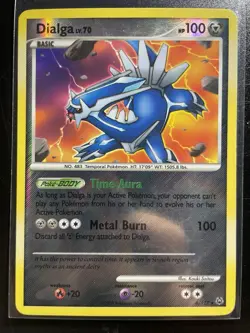 Dialga 6/127 Reverse Holo Rare Platinum Pokemon Card - Image 1