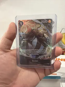 One Piece CCG Two Legends Queen Foil Card OP08-080 - Image 1