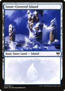 Snow-Covered Island - 279/285 - Basic Snow Land Common - Kaldheim KHM MTG - Image 1