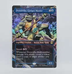 Donatello Gadget Master R 0212 Magic the Gathering TMNT (FOIL) - Image 1