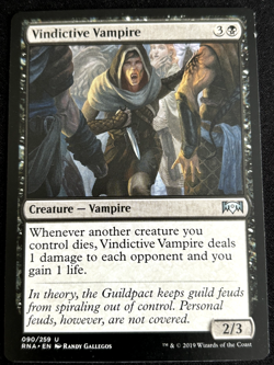 1x MTG Vindictive Vampire - Ravnica Allegiance (RNA) #90 - Image 1