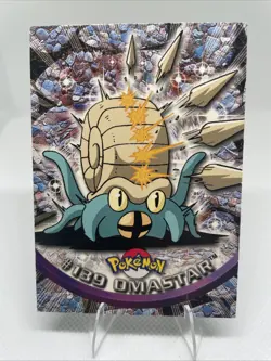 2000 Topps Pokemon TV Animation Edition Series 3 Non Holo #139 Omastar - Image 1