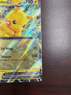 Pokemon TCG Prismatic Evolutions Pikachu ex Double Rare 028/131 NM - Image 5