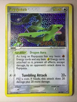 Rayquaza 22/107 - EX Deoxys Stamped Reverse Holo Rare Pokemon TCG MP - Image 1