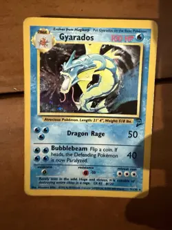 The Pokemon Company Pokemon TCG Gyarados Base Set Holo Rare 006/102 100 HP - Image 1
