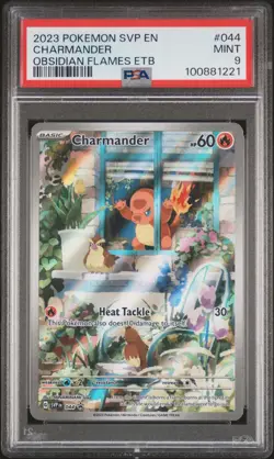 2023 Pokemon SVP EN-SV Black Star Promo Charmander Obsidian Flames Etb PSA 9 - Image 1