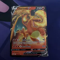 Pokemon TCG Charizard V Crown Zenith 018/159 Holo Ultra Rare - Image 2