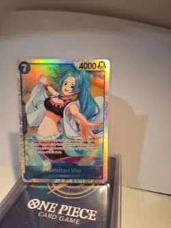 One Piece English Nefeltari Vivi EB04-025 SR The Azure Sea's Seven Super Rare - Image 1