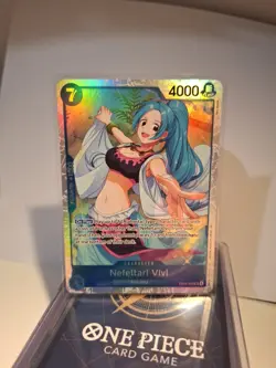 One Piece English Nefeltari Vivi EB04-025 SR The Azure Sea's Seven Super Rare - Image 2