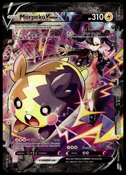Morpeko V Union JUMBO SWSH287 SWSH288 SWSH289 SWSH290 Promo Pokemon Card - Image 1
