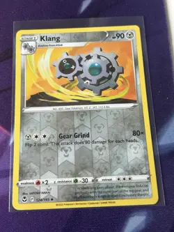Klang - 124/195 - Reverse Holo - Silver Tempest - Pokemon Card - Image 1