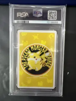 1998 POKEMON YELLOW VERSION PLAYING CARDS 038 NINETALES KING OF CLUBS PSA10 - Image 2