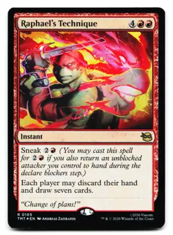 Raphael's Technique #105 Teenage Mutant Ninja Turtles Foil - Image 1