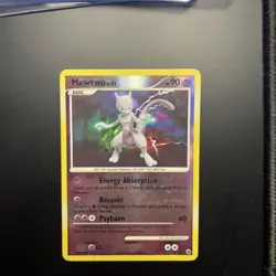 Mewtwo 9/100 D&P Majestic Dawn Pokemon Card Reverse Holo Foil Rare LP - Image 1