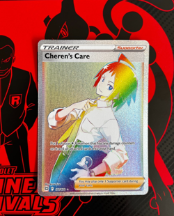 Cheren's Care 177/172 Brilliant Stars Rainblow Full Art Pokemon TCG English SWSH - Image 2