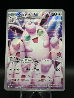 Pokemon TCG Phantasmal Flames Wigglytuff 105/094 Full Art Illustration Rare - Image 1