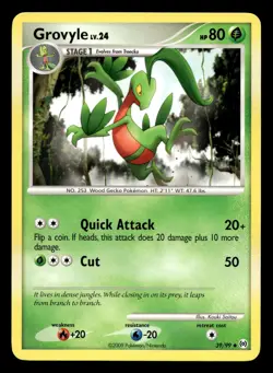 Grovyle 39/99 Uncommon Arceus Pokemon LP - Image 1