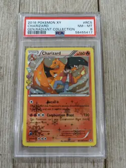 PSA 8 2016 Pokemon XY Charizard Radiant Collection #RC5 Graded - Image 1