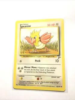 SPEAROW - 92/130 - Base Set 2 - Pokemon Card - LP - Image 1
