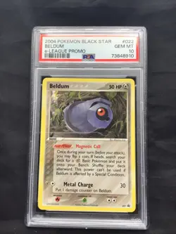 Pokemon Cards: e-League Promo: Beldum 22 PSA 10 - Image 1