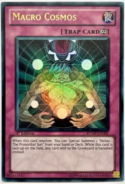 RYMP-EN082 Macro Cosmos - Ultra Rare 1st Edition Near Mint YuGiOh Card - Image 1