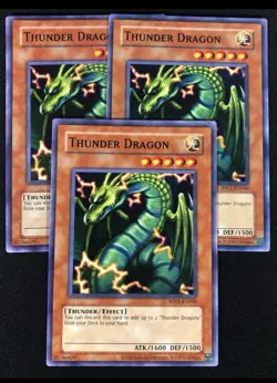 Yugioh Thunder Dragon RP01-EN040 Common x3 (NM) - Image 1