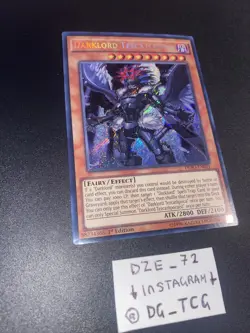 Yugioh - DARKLORD TEZCATLIPOCA - DESO-EN031- Secret rare - 1st Edition - NM - Image 5