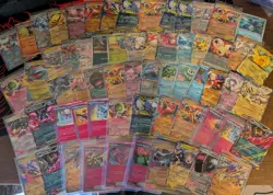 Huge Pokemon Bundle Job Lot 60+ cards! 48 EX Pokemon Cards! Ace Spec. Mega & SV - Image 1