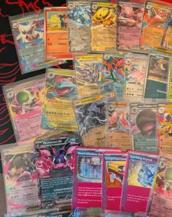 Huge Pokemon Bundle Job Lot 60+ cards! 48 EX Pokemon Cards! Ace Spec. Mega & SV - Image 2