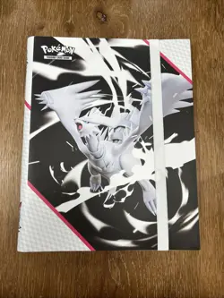 POKEMON OFFICIAL WHITE FLARE CARD BINDER *BINDER ONLY* - Image 1